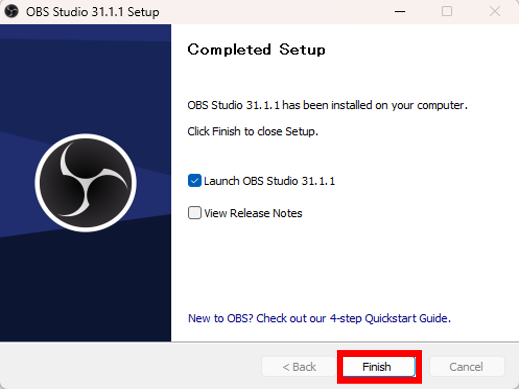 OBSインストール